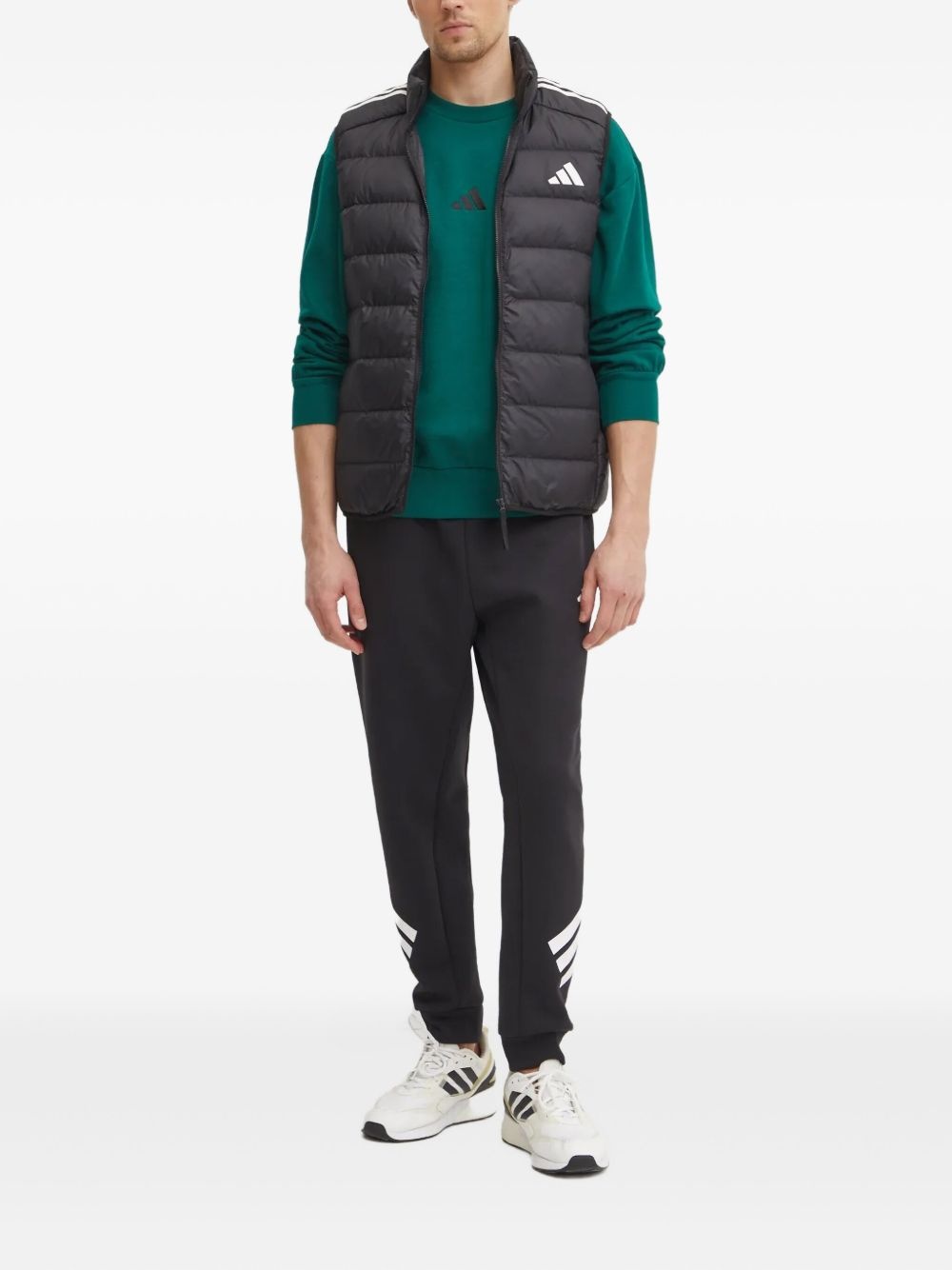 three-stripe padded gilet - 2