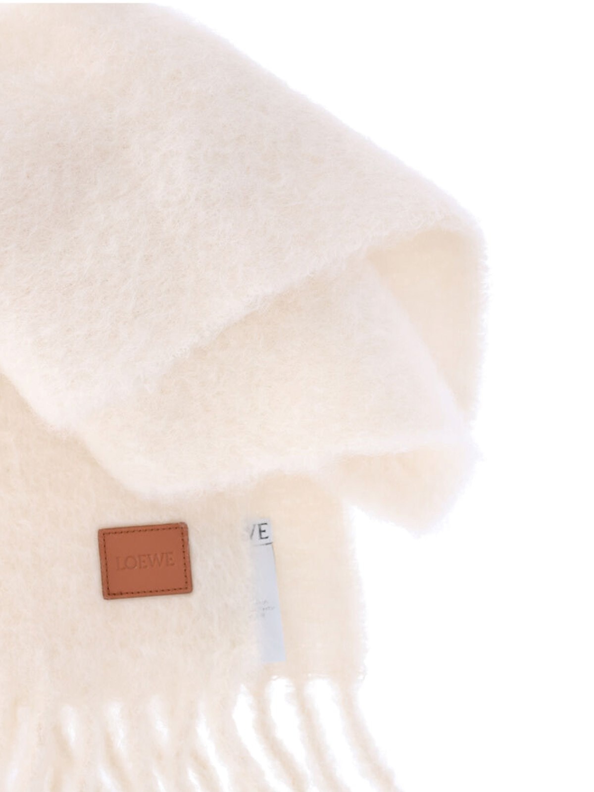 WOOL AND MOHAIR LOGO SCARF - 3