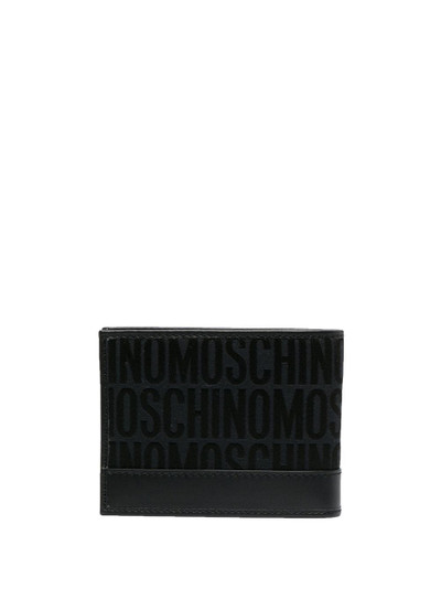Moschino logo-print bi-fold wallet outlook