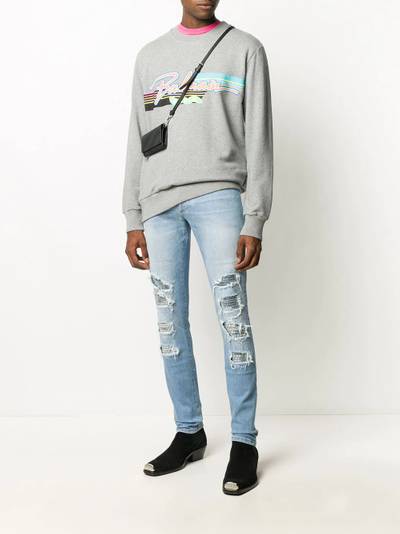 Balmain cotton logo-print sweatshirt outlook