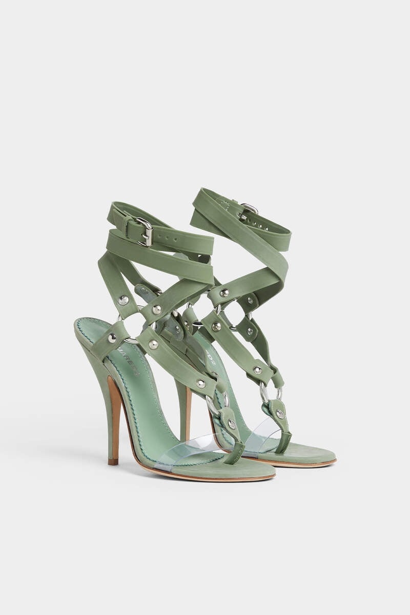 BONDAGE HEELED SANDALS - 2