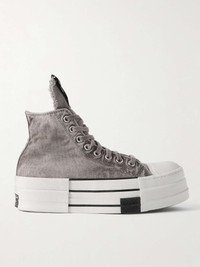 Converse + Converse DBL DRKSTAR Distressed Over-Dyed Canvas