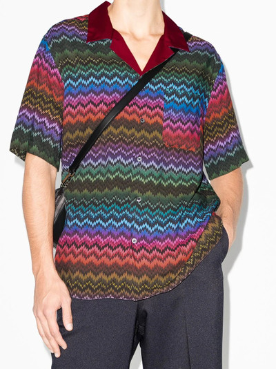 Missoni crochet-knit shirt outlook