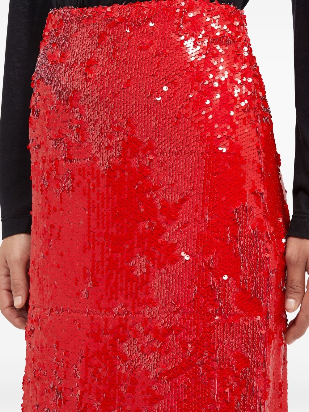 sequin straight skirt - 5