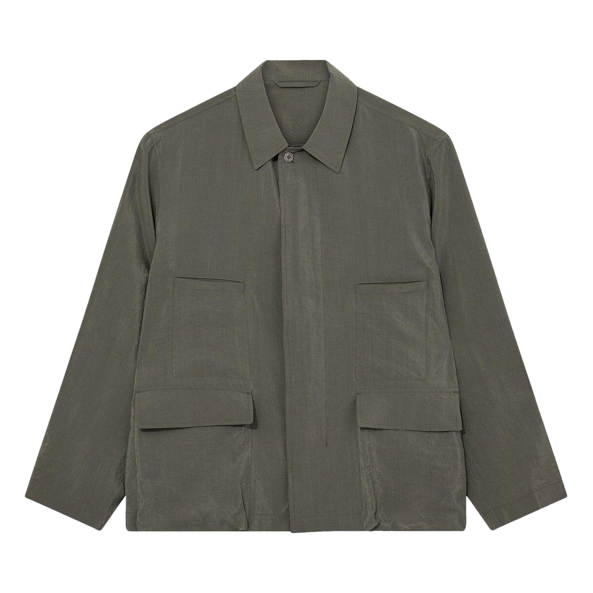 Lemaire 4 Pocket Overshirt 'Ash Grey' - 1