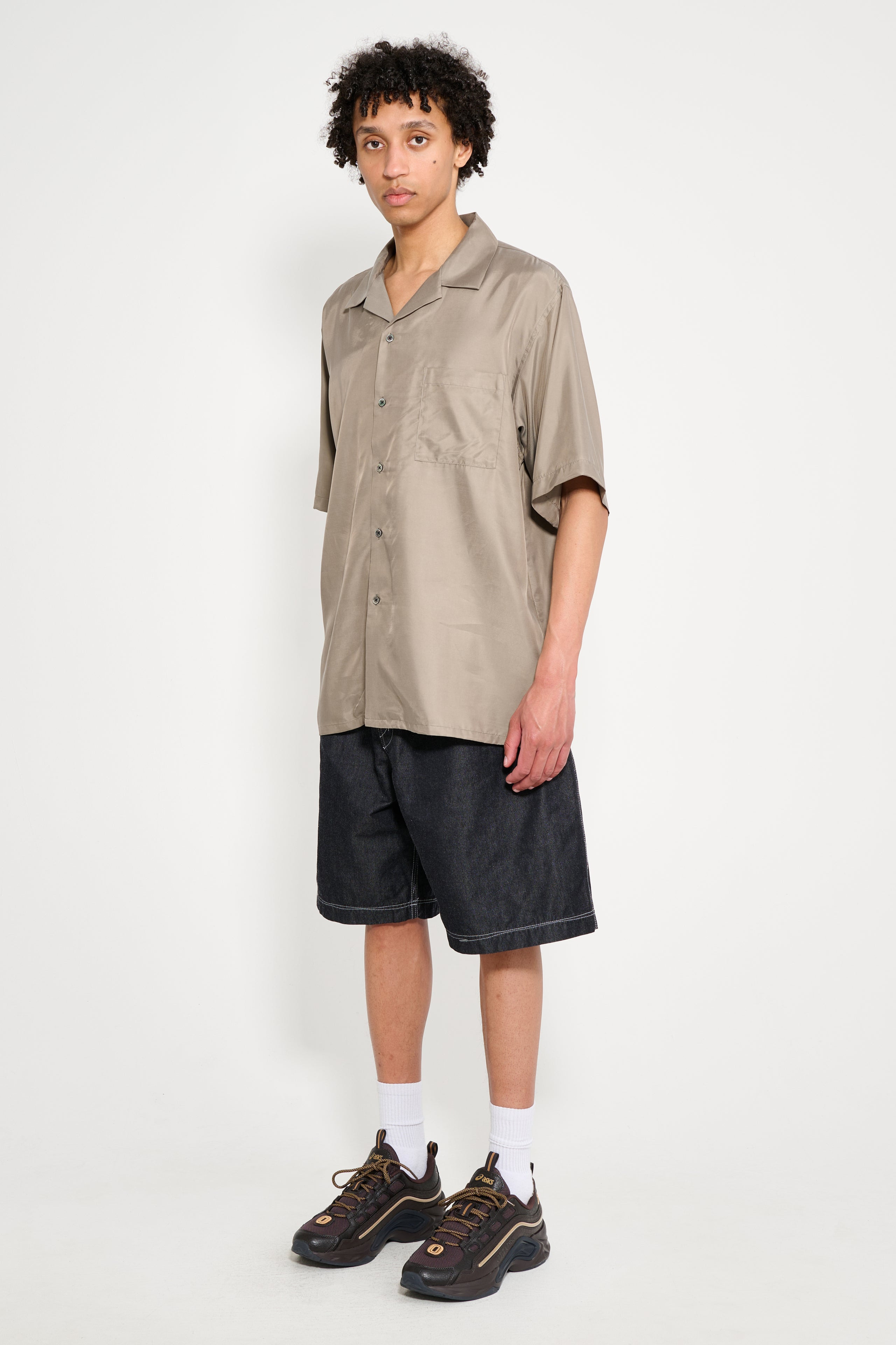 JUNYA WATANABE MAN WIDE LEG PLEATED SHORTS BLACK - 2