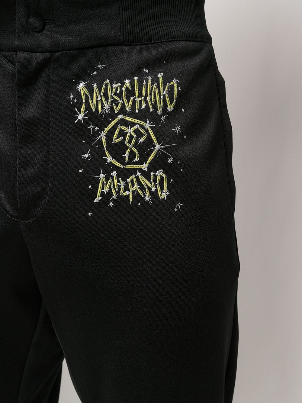 logo plaque track pants - 5