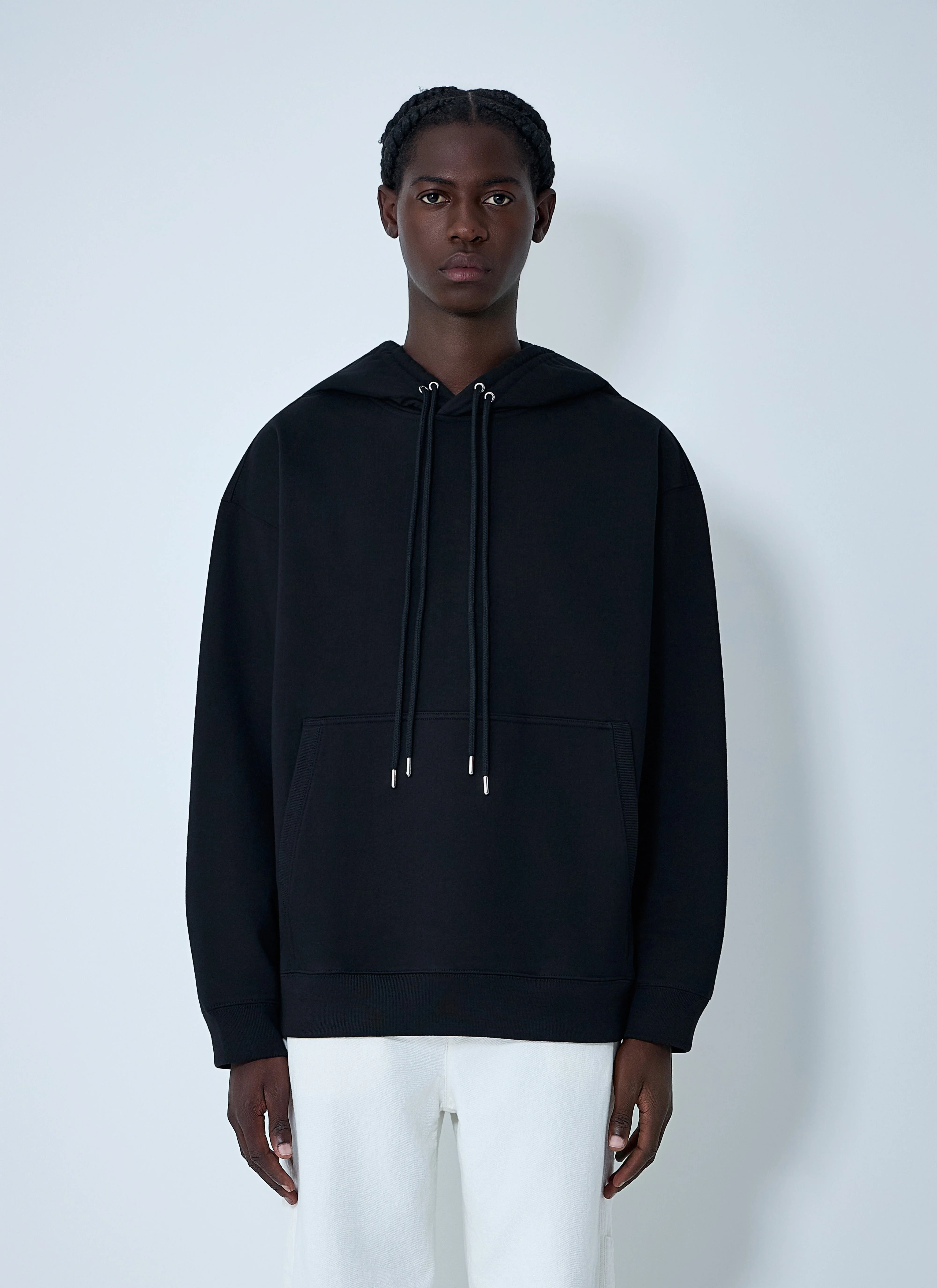 Dries Van Noten Men Cotton Hooded Sweatshirt - 1
