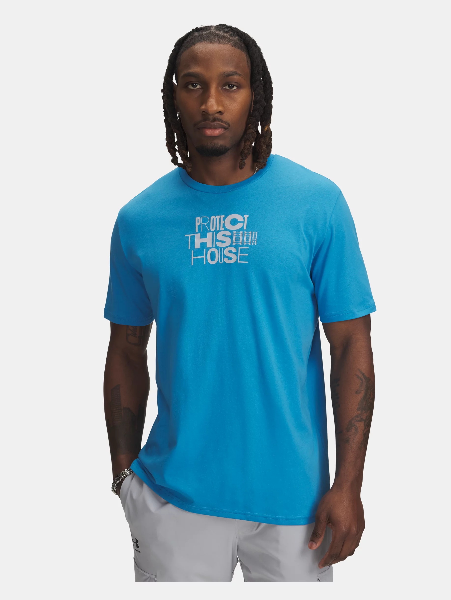 Men's UA Stacked PTH Logo Short Sleeve - 1