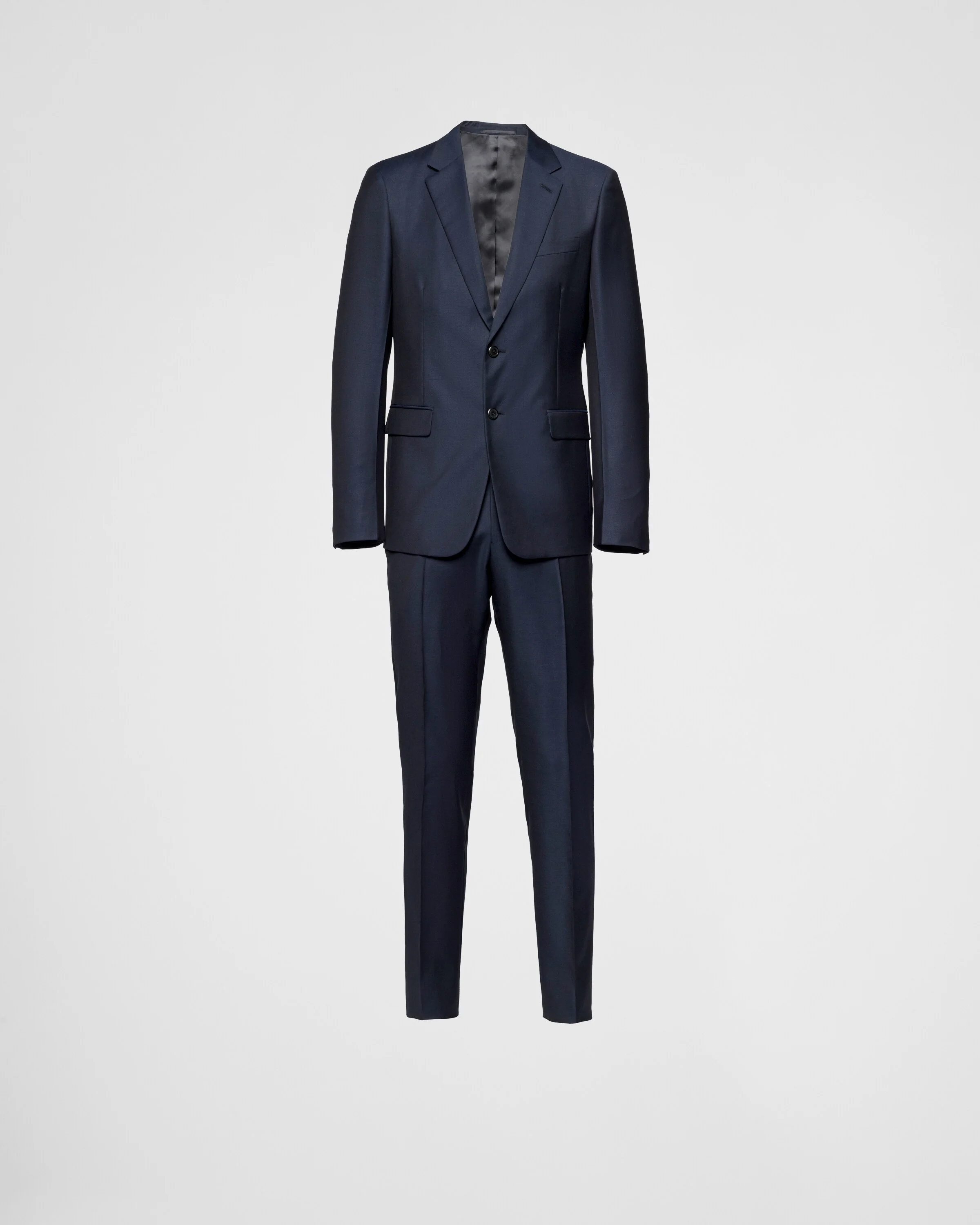 Single-breasted wool suit - 1