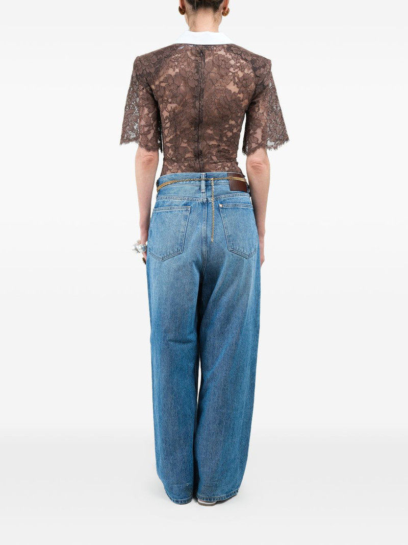lace short-sleeves polo shirt 5