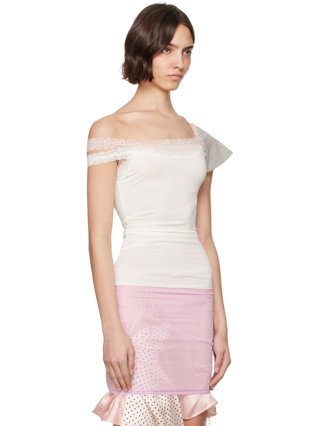 White Double Tank Top - 2