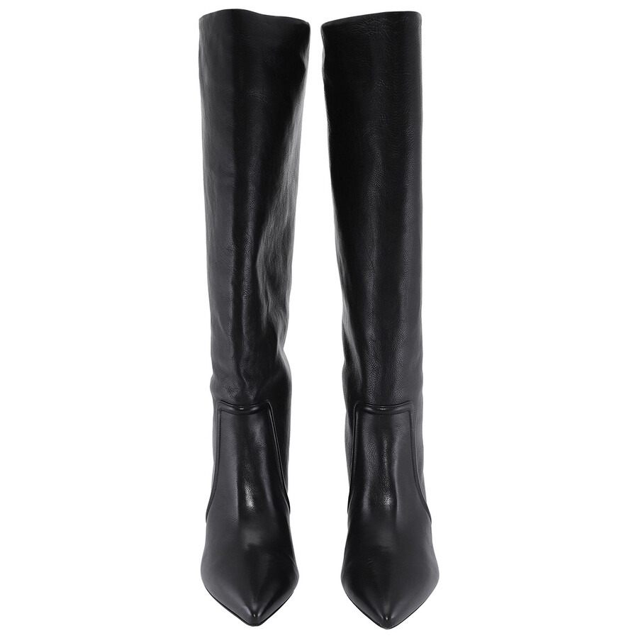 Paris Texas Ladies Black Anja 70mm Leather Boots - 3
