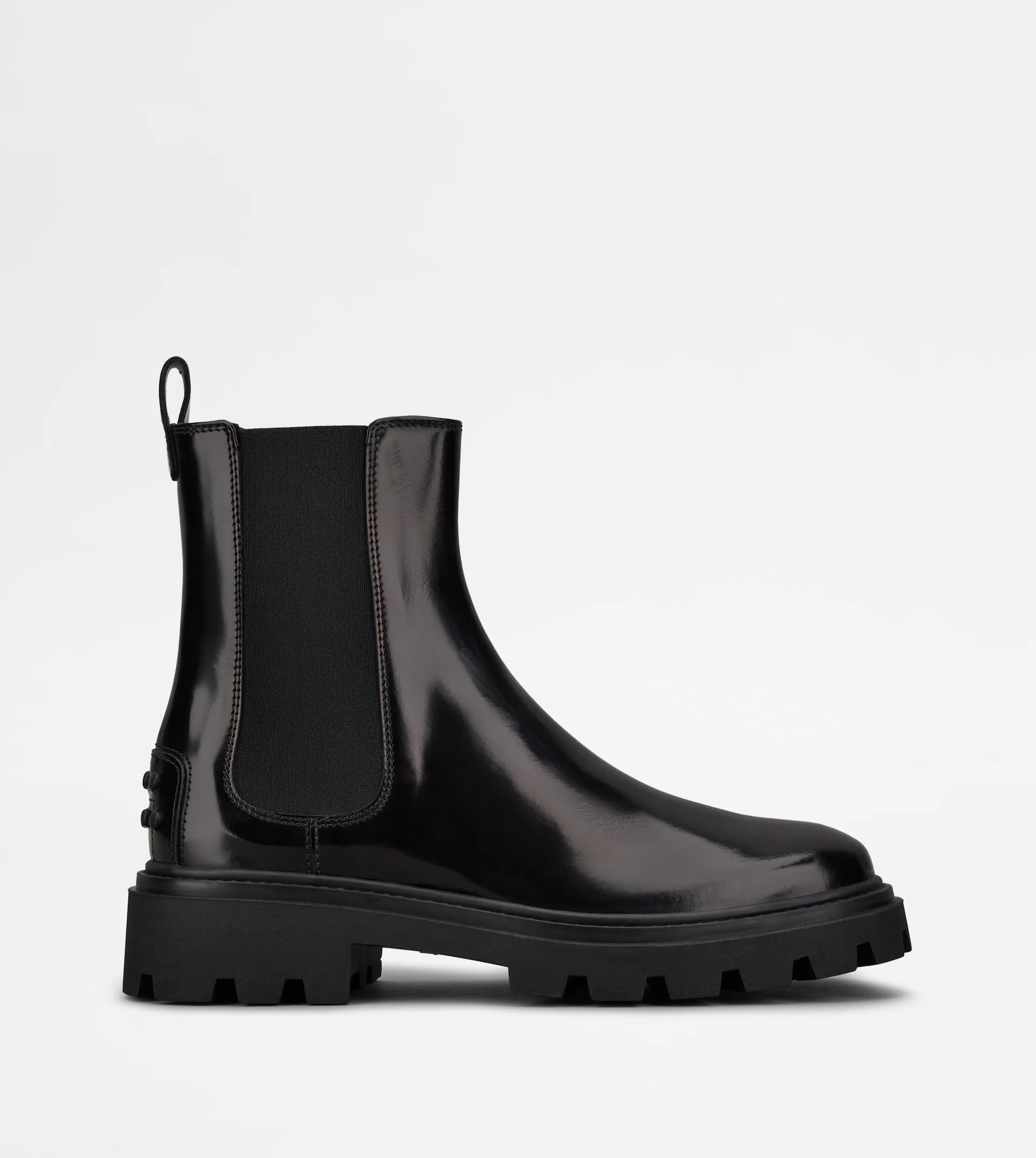 TOD'S CHELSEA BOOTS IN LEATHER - BLACK - 1