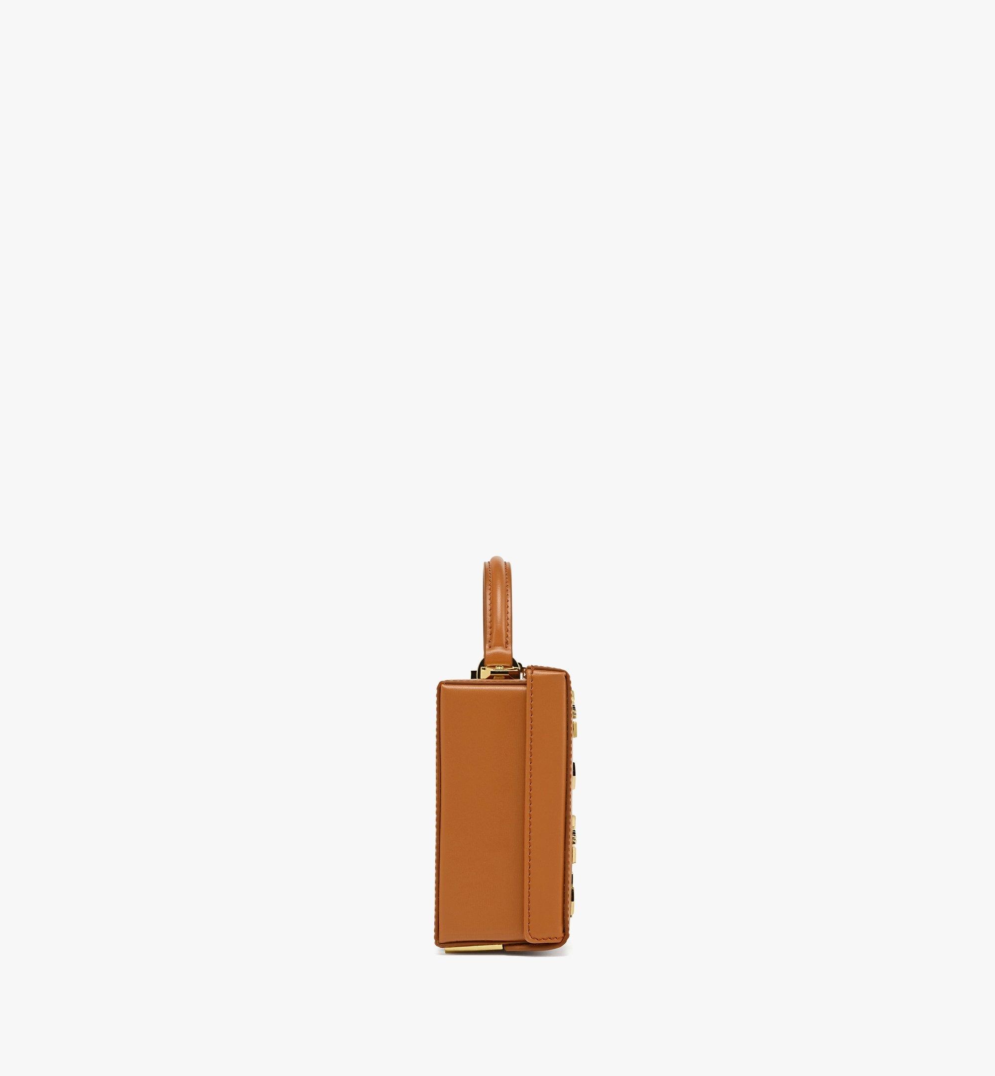 Berlin Crossbody in Gold Monogram Leather - 3