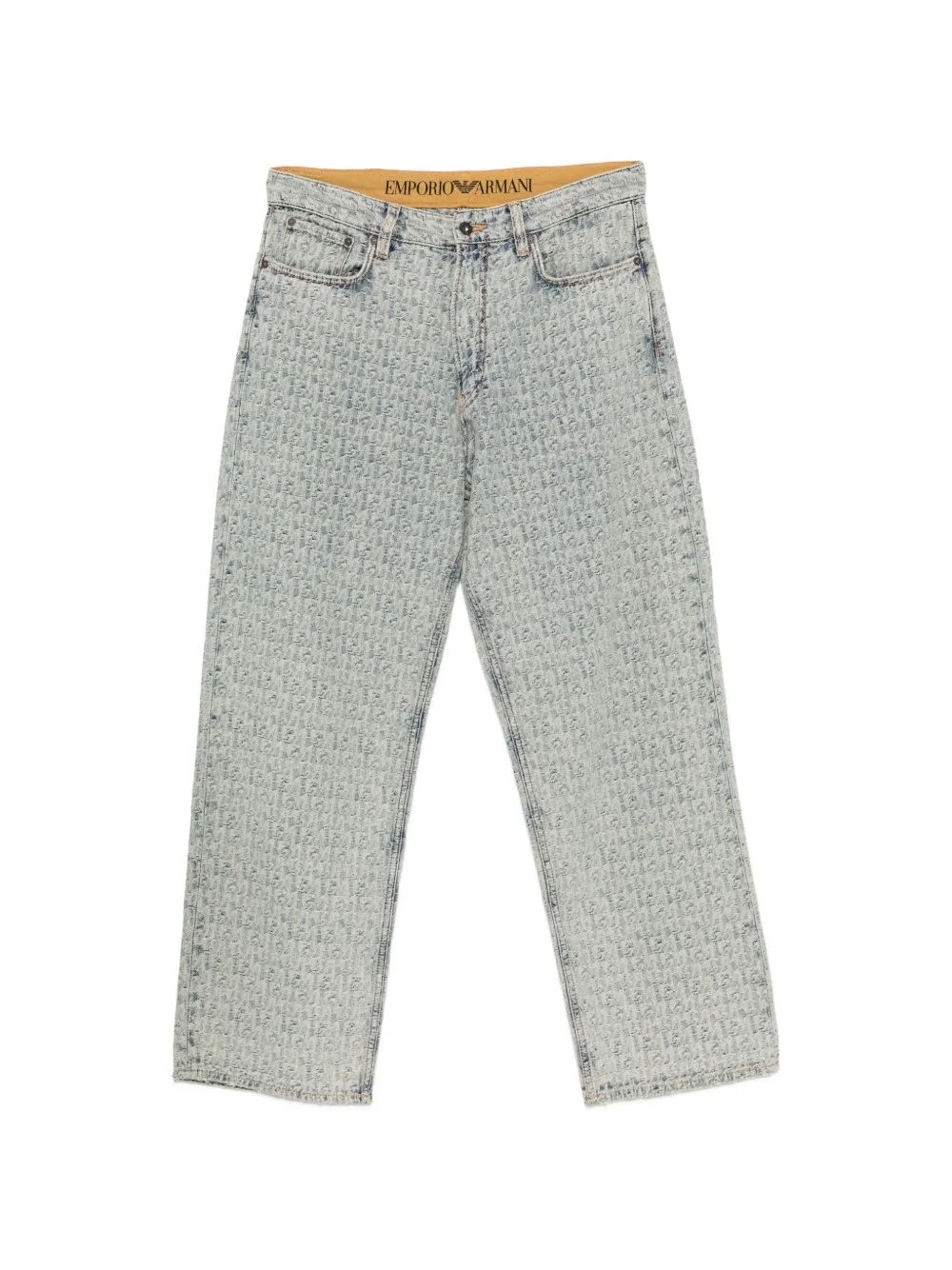 Denim cotton jeans - 1