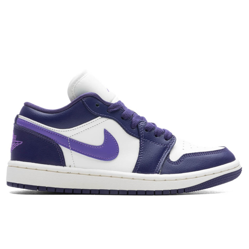 Purple Air Jordan 1 Low Sneakers - 1