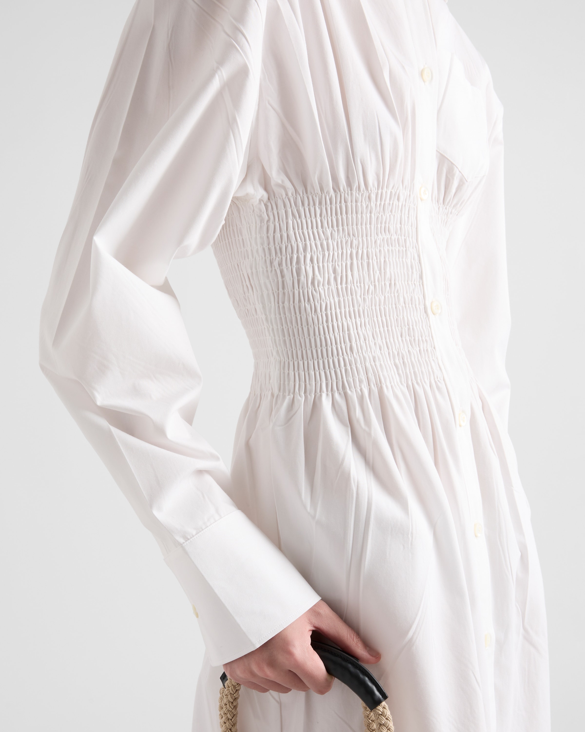 Cotton canvas dress - 4