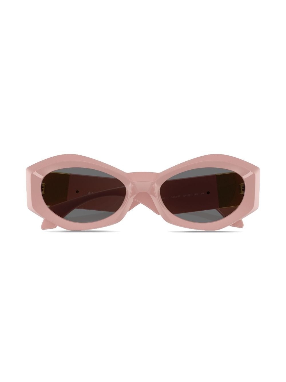 Medusa-plaque oval-frame sunglasses - 5