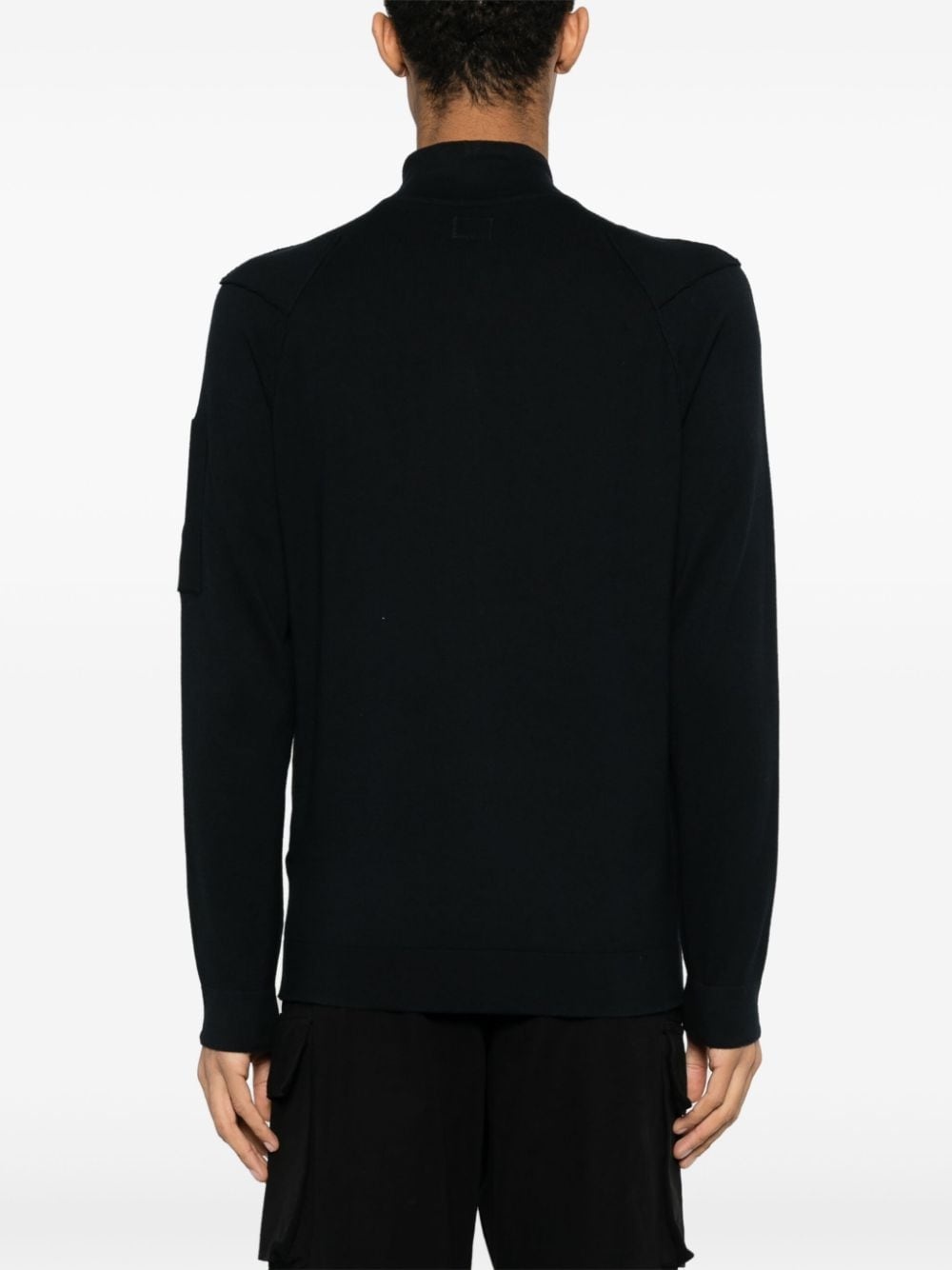 Lens-detail knitted cardigan - 4