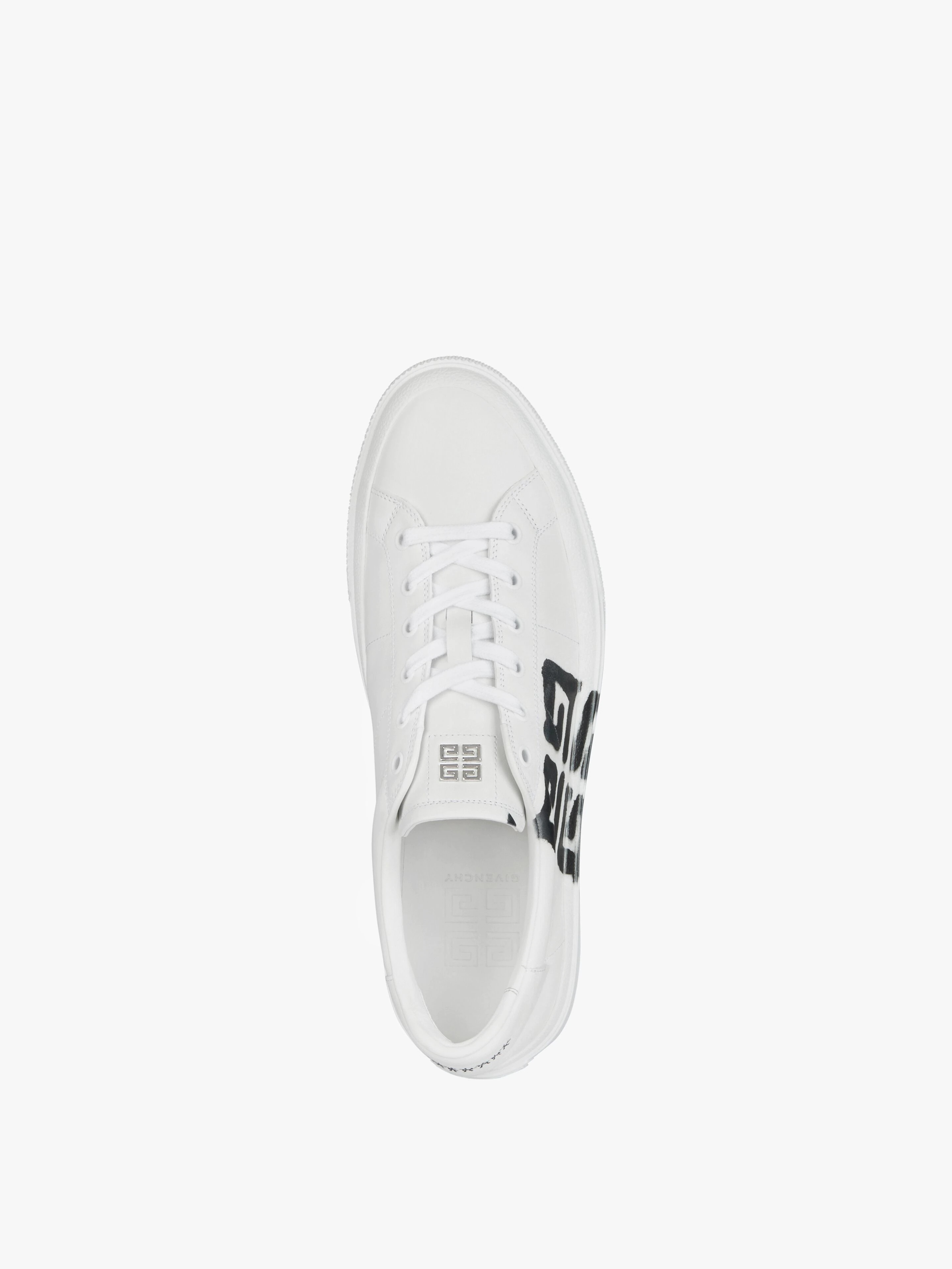 SNEAKERS CITY SPORT IN LEATHER WITH TAG EFFECT 4G PRINT - 4