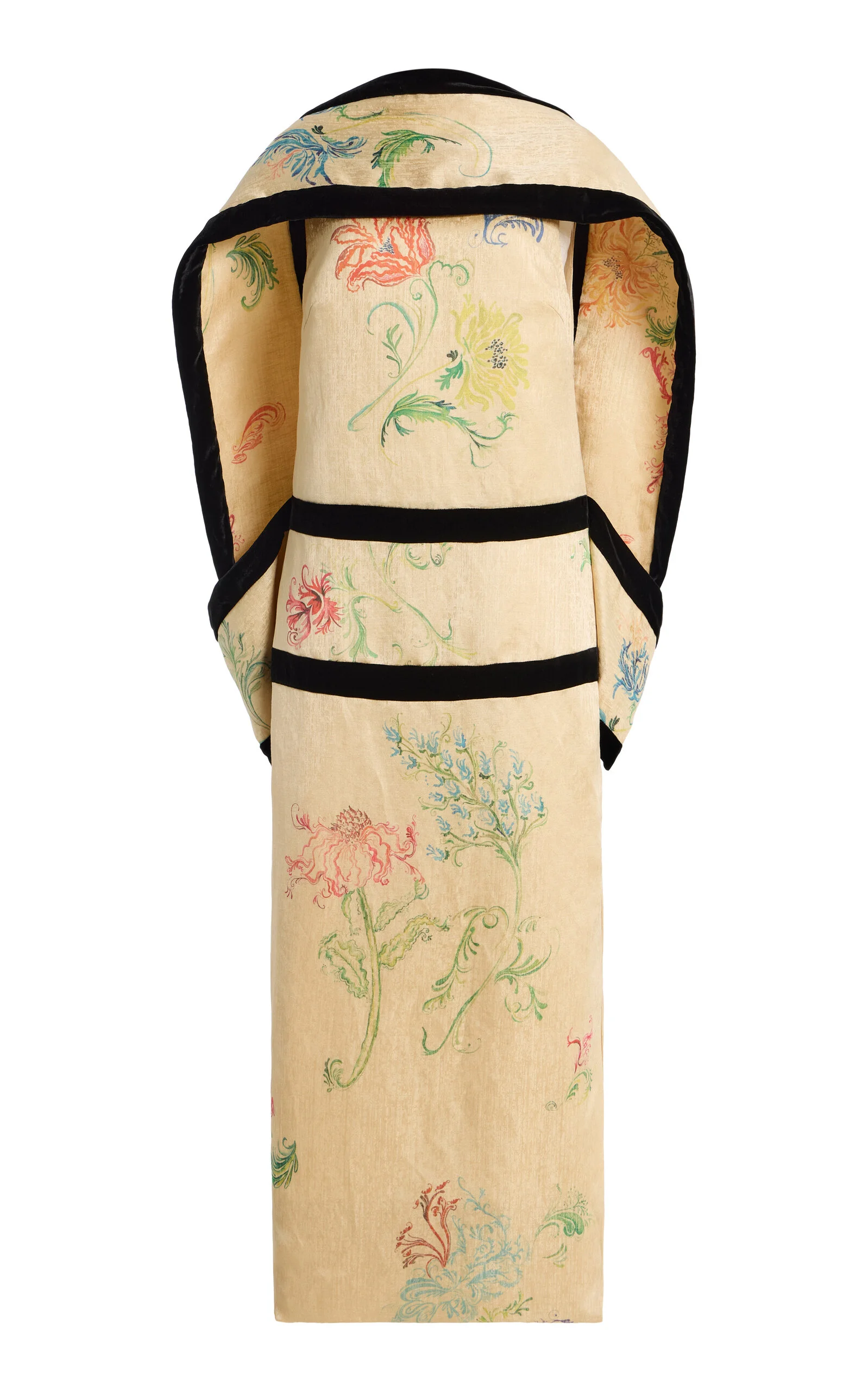 A La Mode Linen Jacquard Gown multi - 1