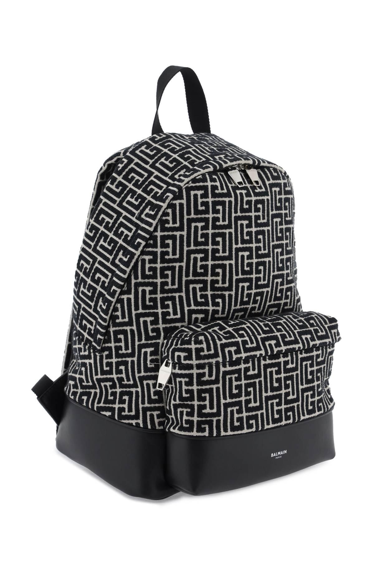 JACQUARD BACKPACK WITH MONOGRAM - 3