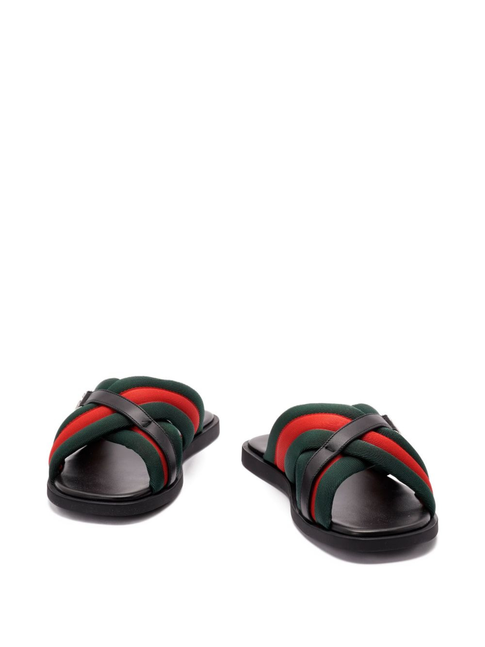 Maverik Web-striped cross-strap sandals - 2