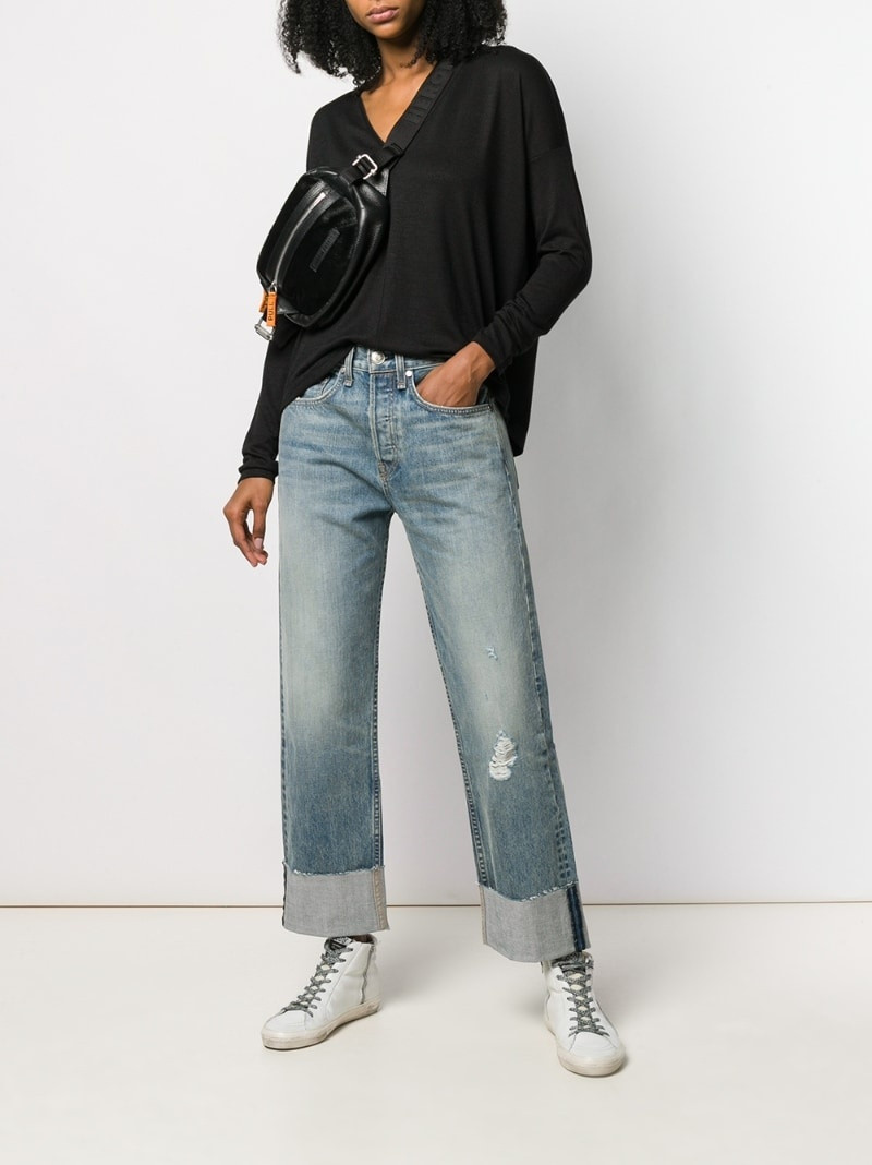 rag & bone long-sleeve fitted sweater outlook
