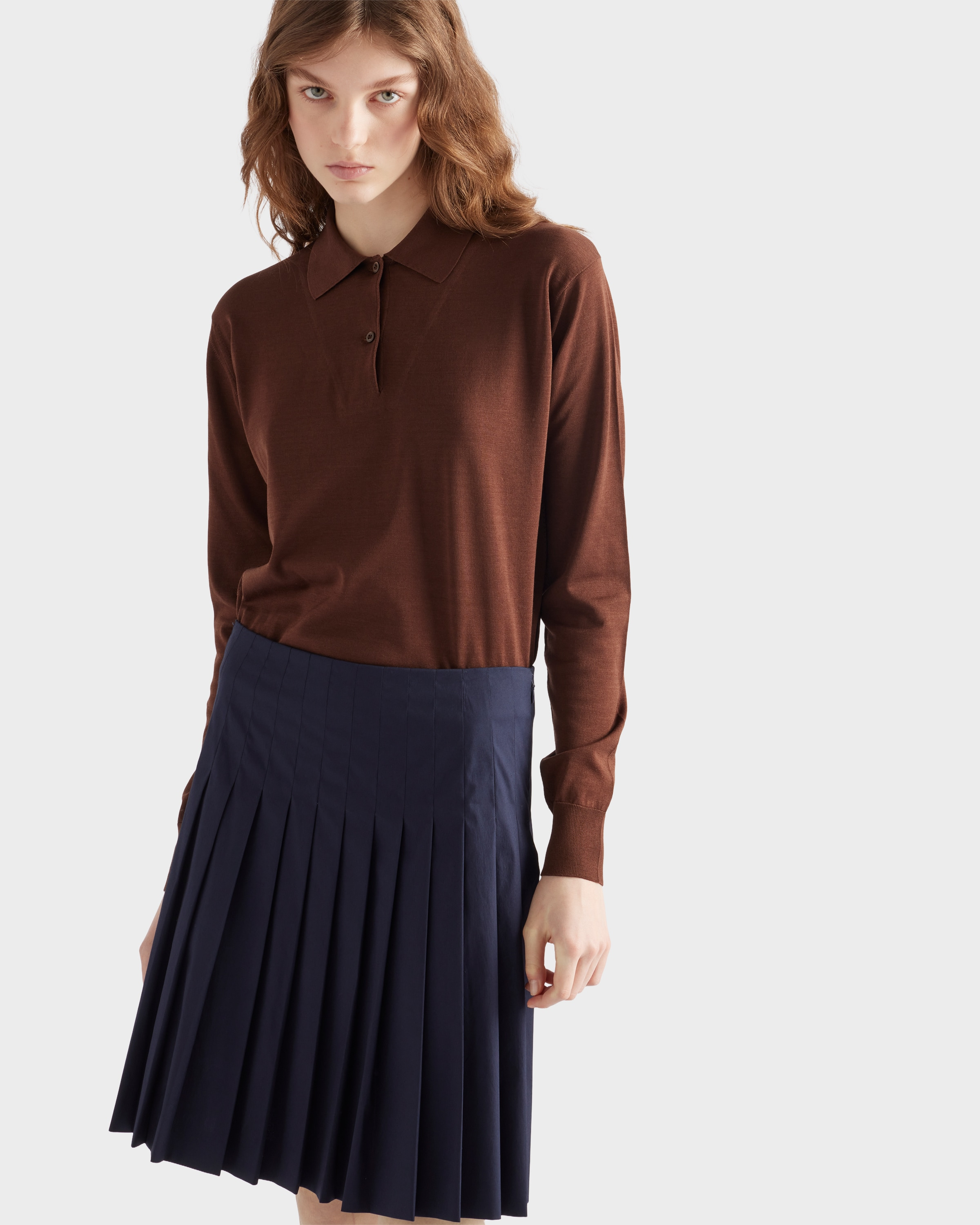 Cotton polo sweater - 3