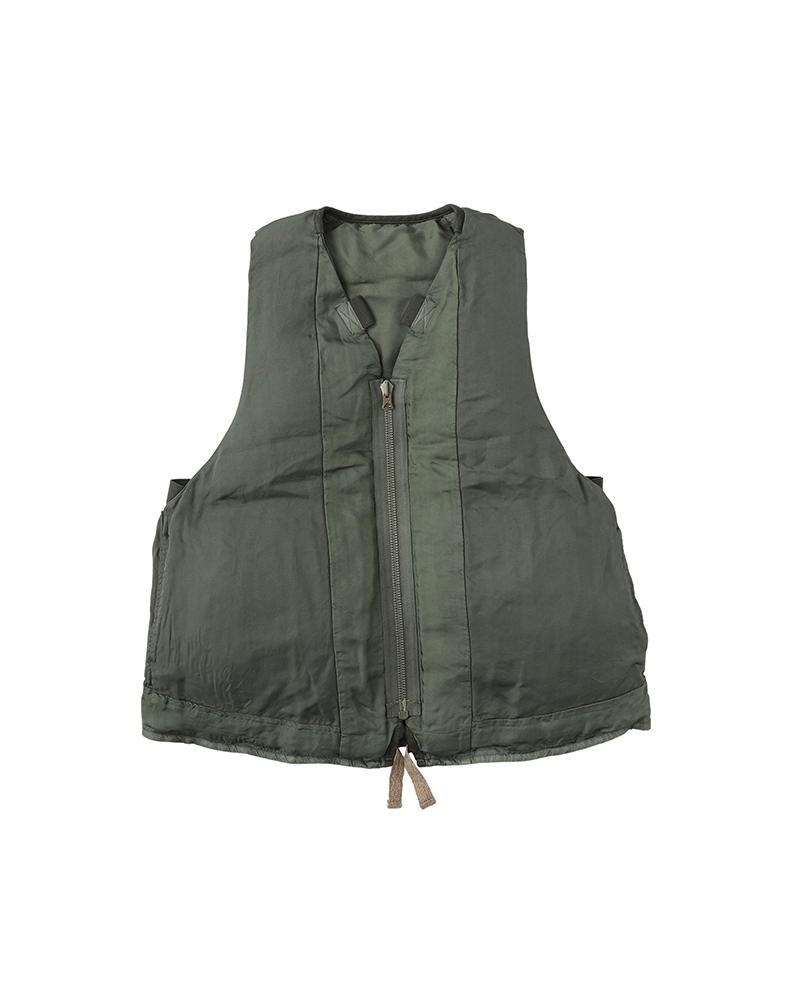 visvim HARRIER DOWN VEST OLIVE | REVERSIBLE