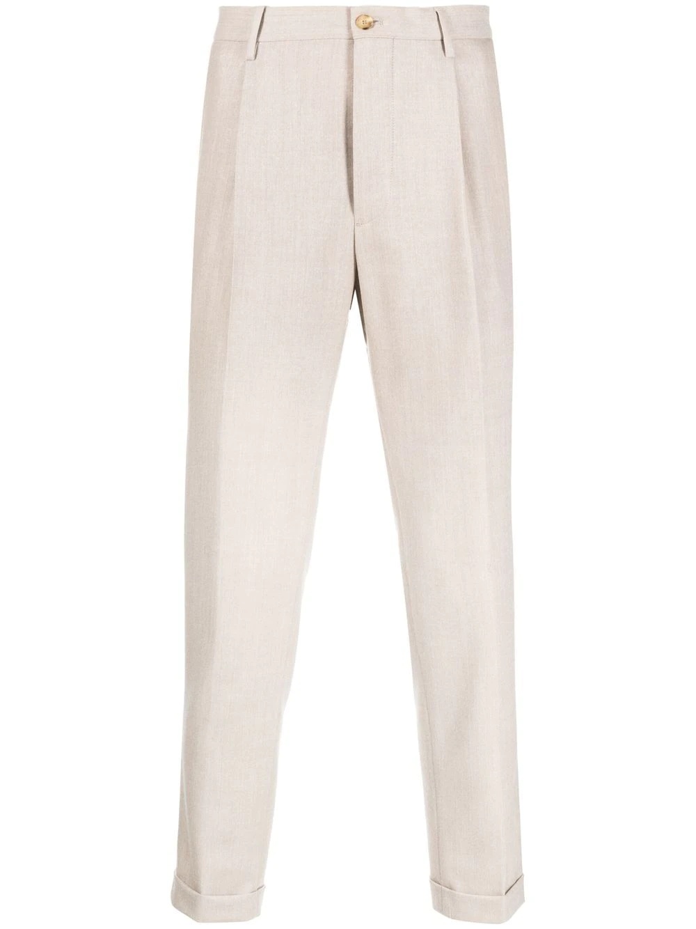 tailored-cut chino trousers - 1