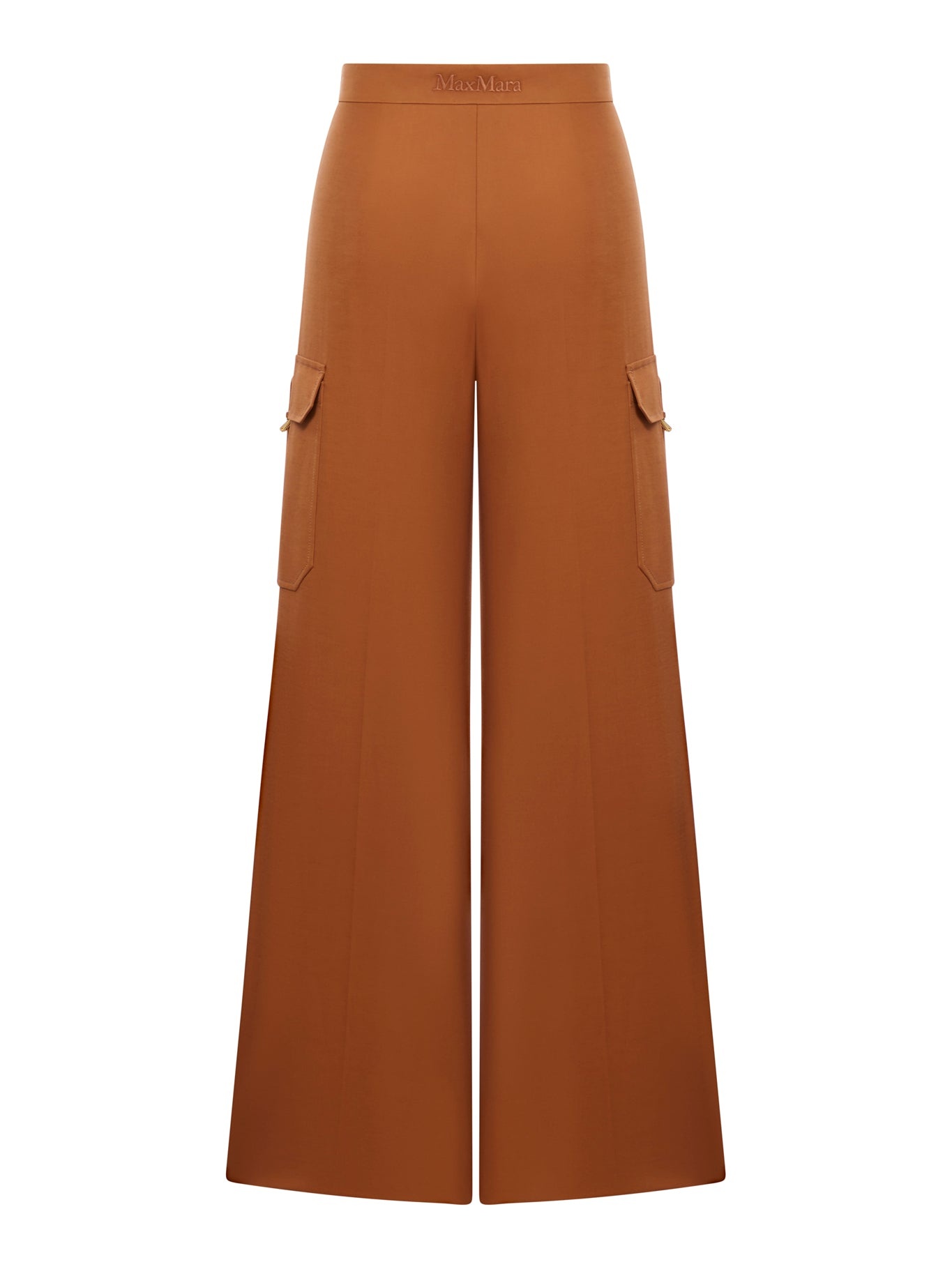 WIDE TROUSERS IN STRETCH SATIN - 2