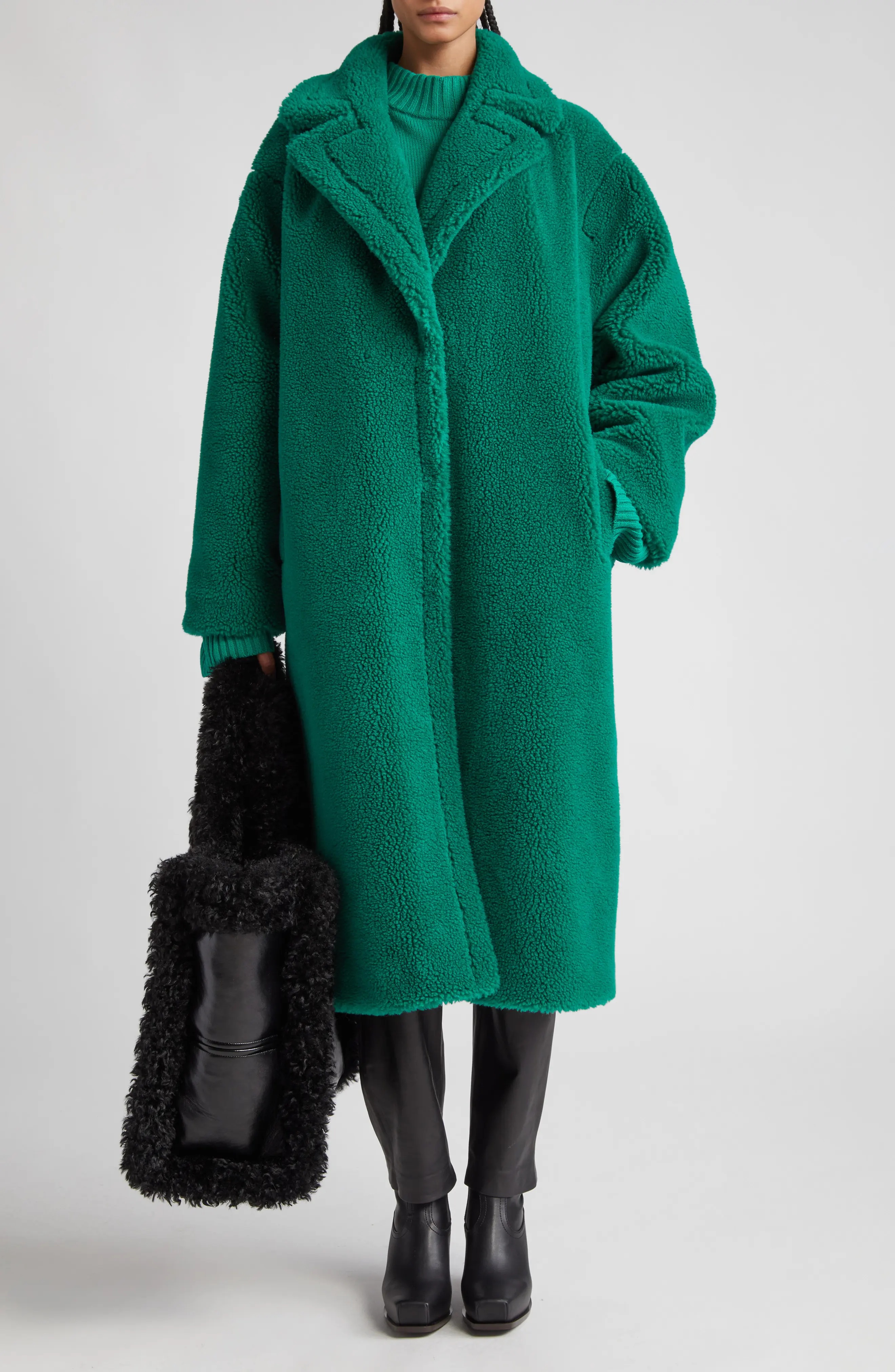 Maria Faux Shearling Coat - 2