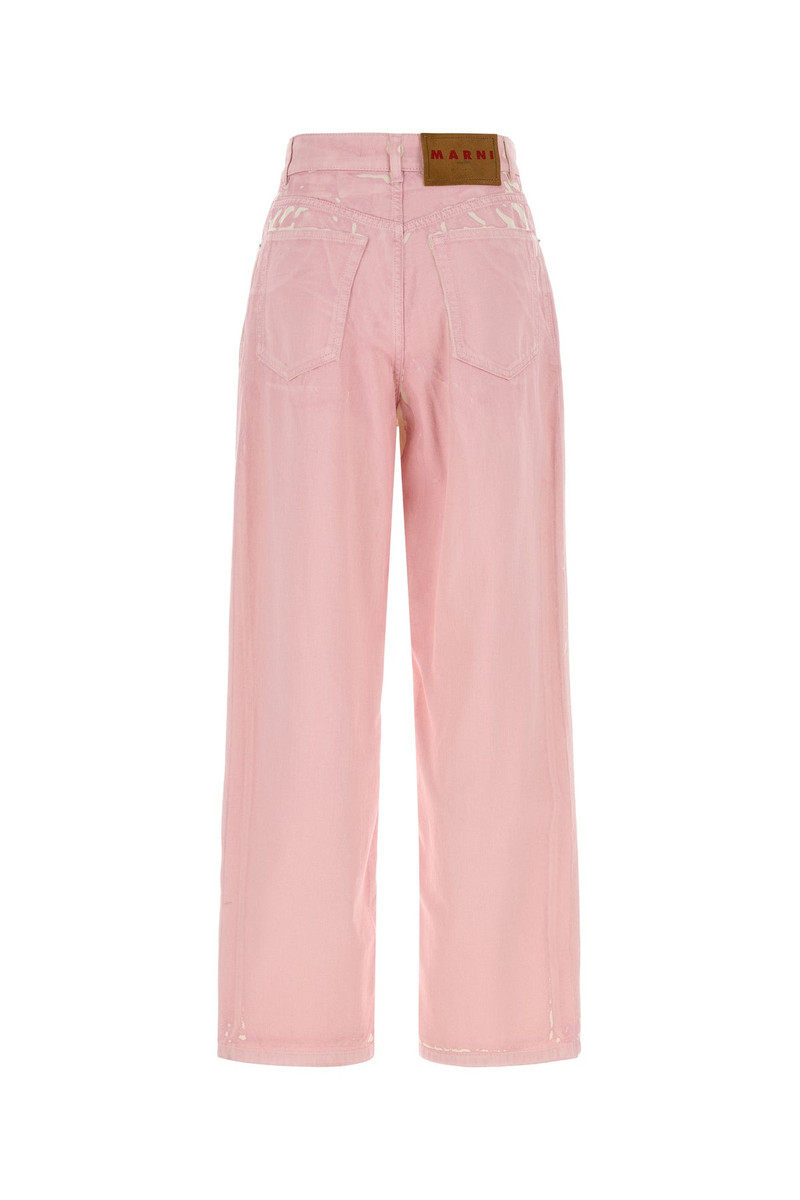 Marni Pink denim jeans outlook