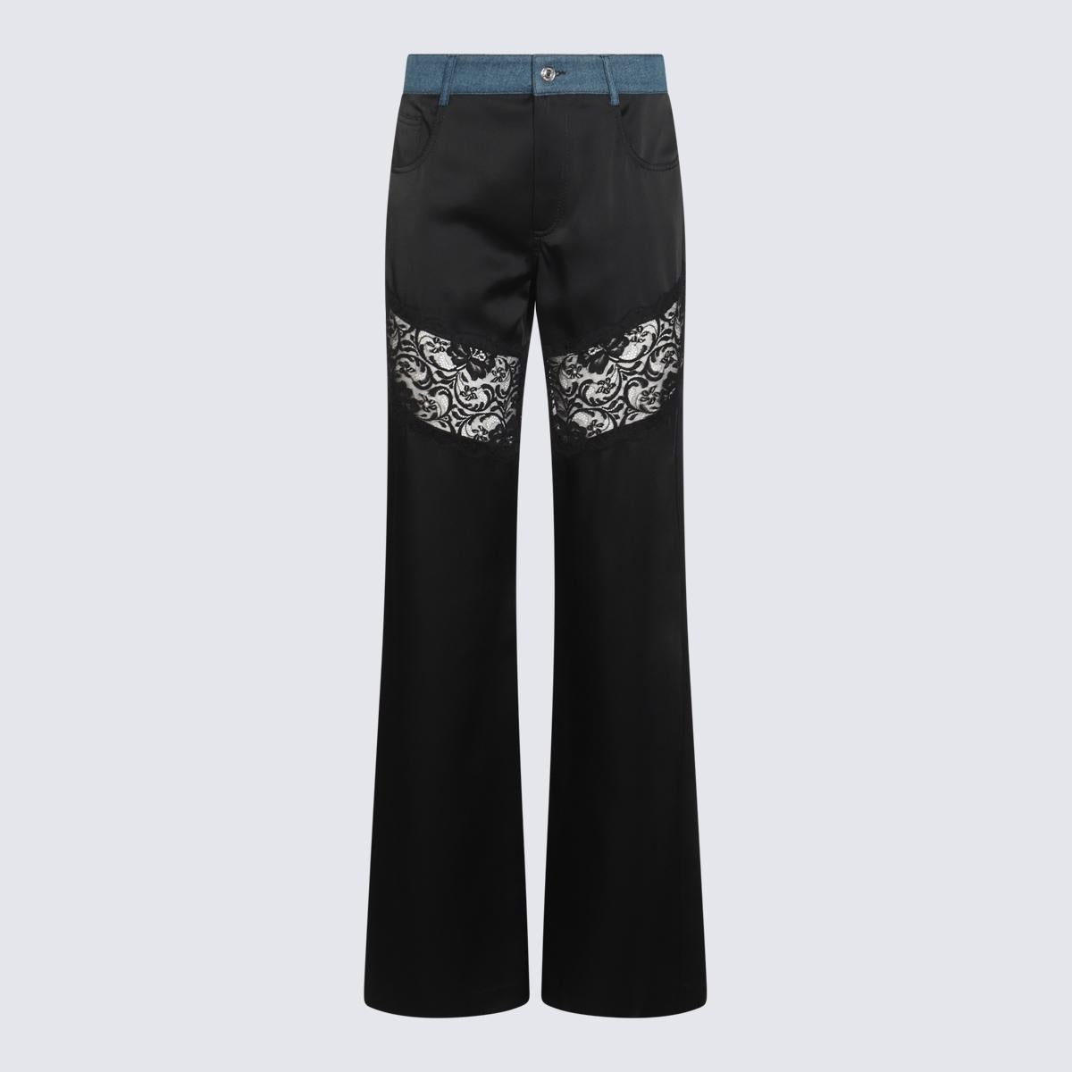 Blumarine Black Denim Pants - 1