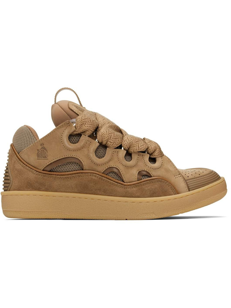 SSENSE Exclusive Brown Curb Sneakers 1