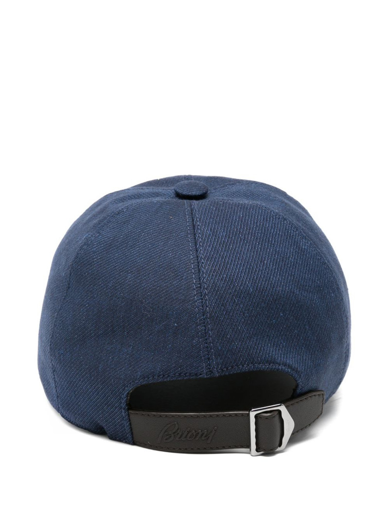 Brioni embroidered-logo baseball cap outlook