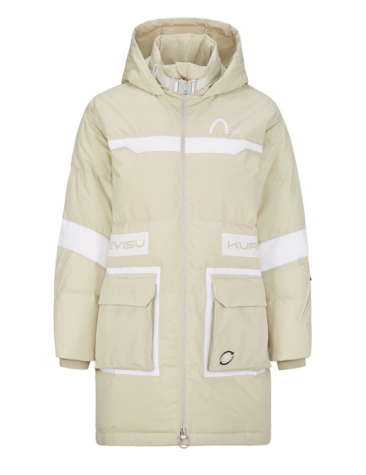 Logo Print Padded Coat - 15