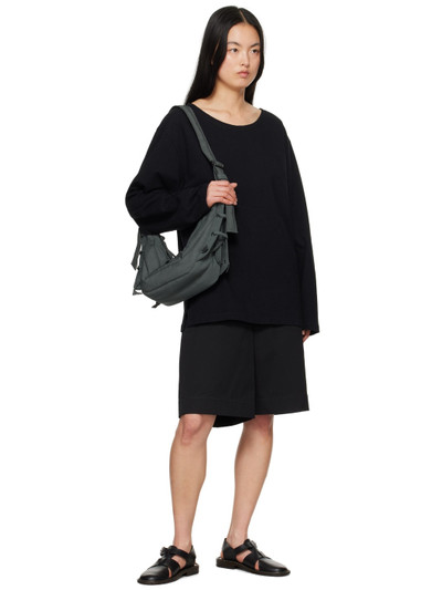 Lemaire Black Wide Neck Long Sleeve T-Shirt outlook