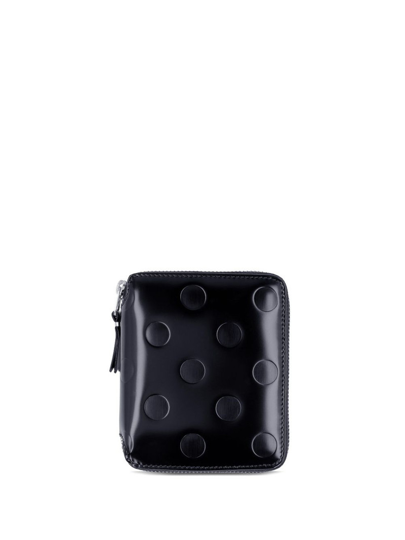 embossed leather wallet 1