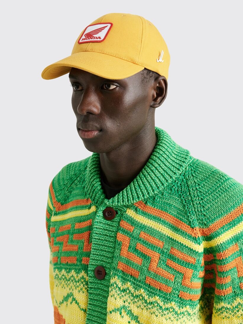 JUNYA WATANABE MAN HONDA CAP イエロー Junya Watanabe MAN JUNYA WATANABE MAN HONDA CAP YELLOW