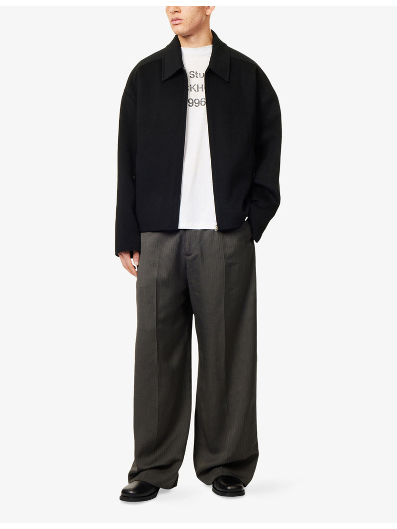 Acne Studios Doveo Wool and Cashmere-Blend Jacket outlook