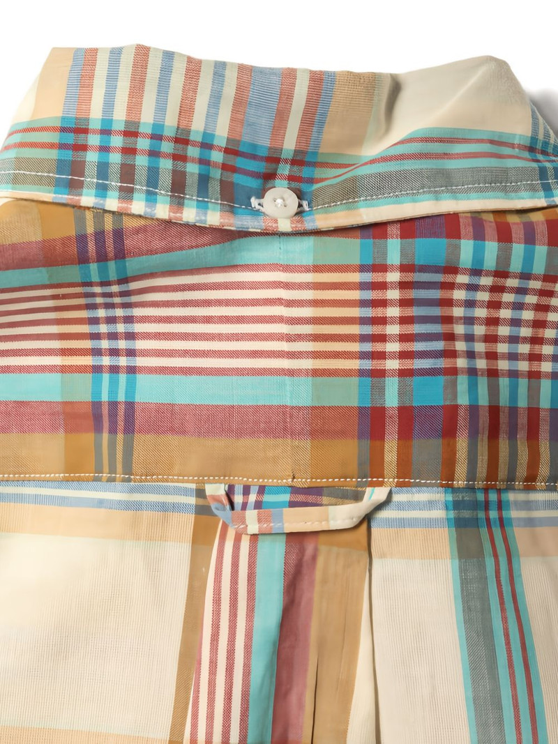 Archive Madras check-pattern shirt 5