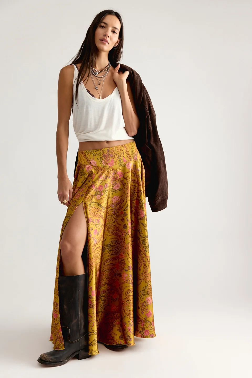 Chilco Printed Maxi Skirt - 1