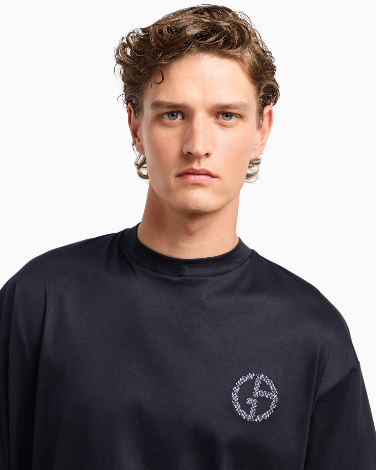 DENIM COLLECTION COTTON-INTERLOCK T-SHIRT - 5