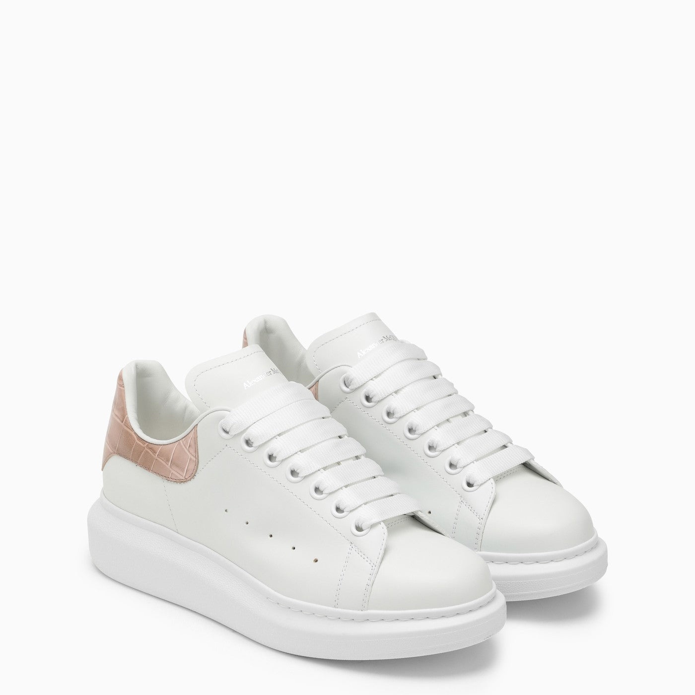 Alexander Mc Queen White And Clay Oversized Sneakers - 2
