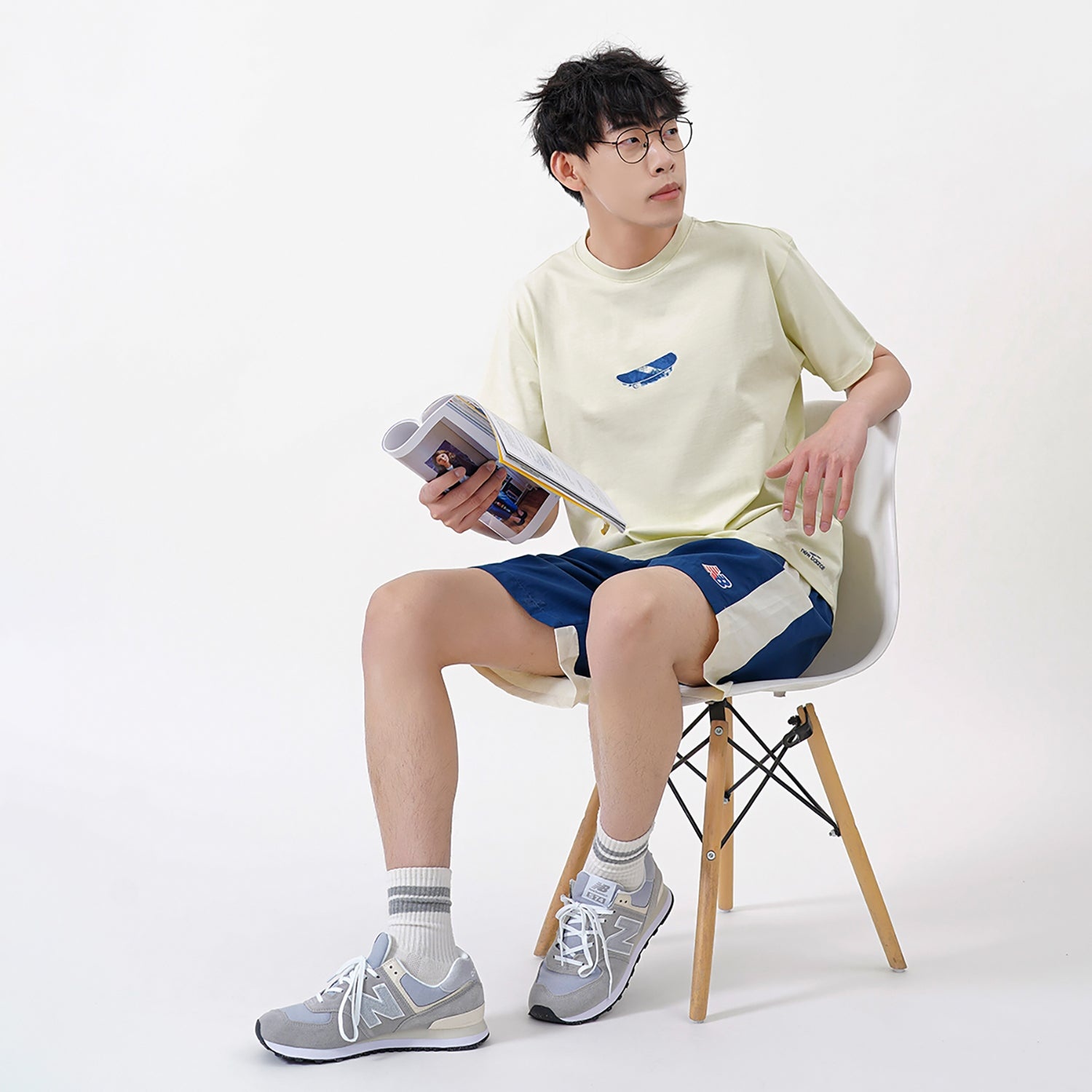 New Balance x ANB Sport Tee 'Green' AMT22376-CIW - 4