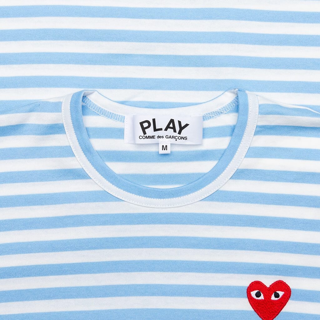 PASTELLE WOMEN'S STRIPED L/S SHIRT - BLUE - 3
