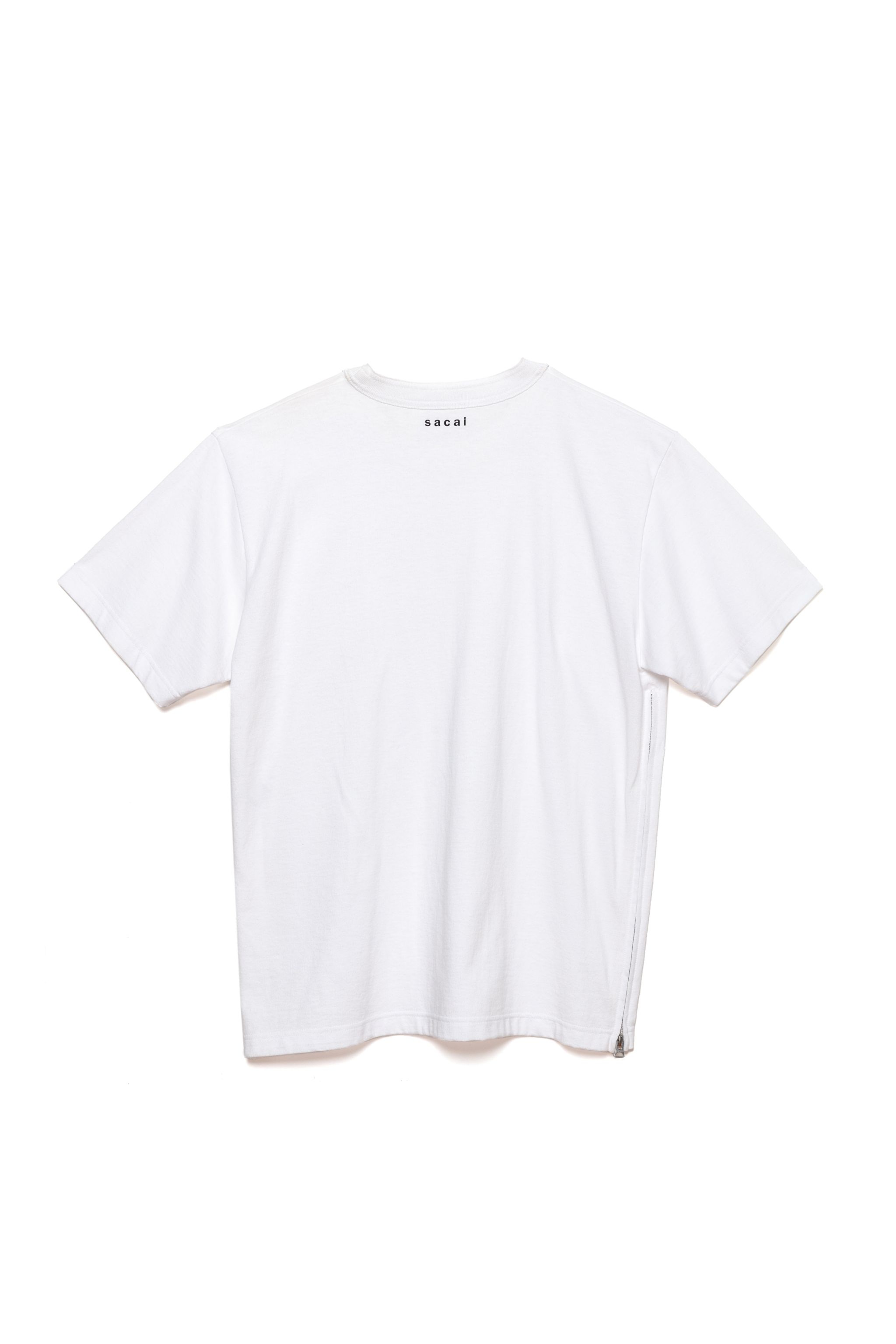 Side Zip Cotton T-Shirt - 2